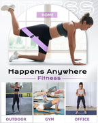Fitense Fabric Resistance Band Set — 6 Levels