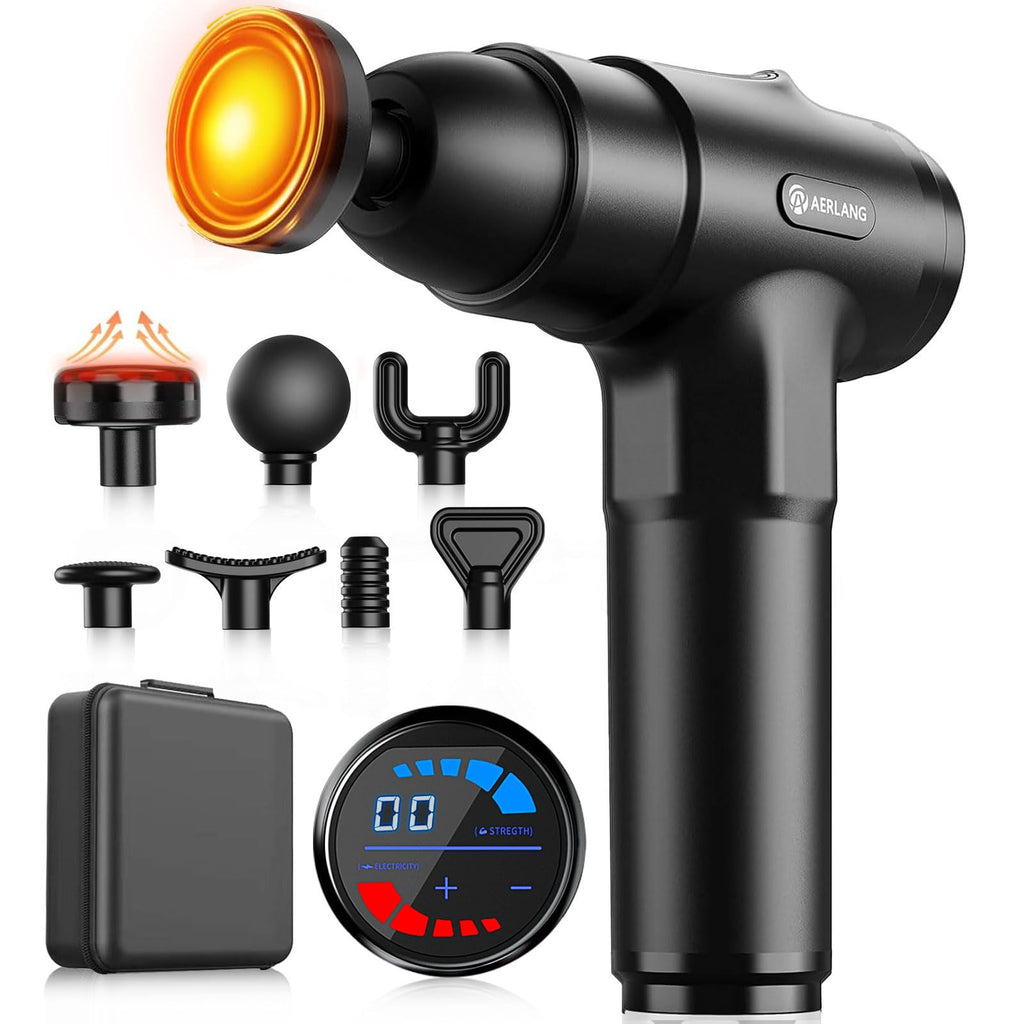 AERLANG Heat + Percussion Massage Gun