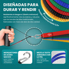 BeMaxx Premium Resistance Band Set — 13 Pieces