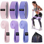 Fitense Fabric Resistance Band Set — 6 Levels