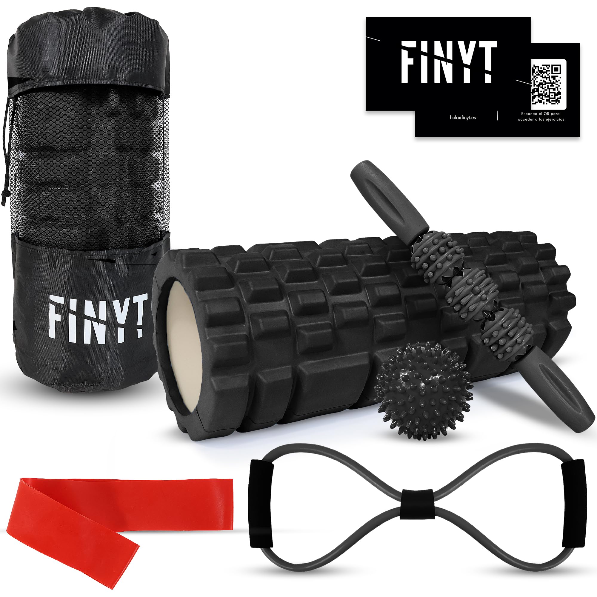 FINYT 7-in-1 Foam Roller Recovery Pack