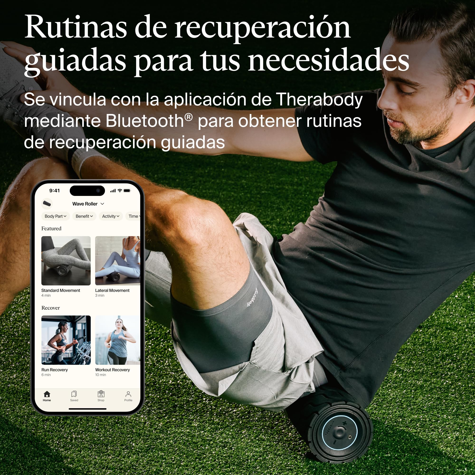 Theragun Wave Duo Vibrating Foam Roller